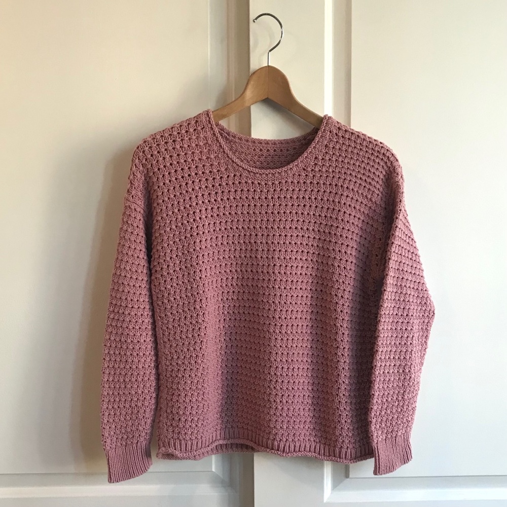 Madewell Open Stitch Austen Pullover Sweater Size Small